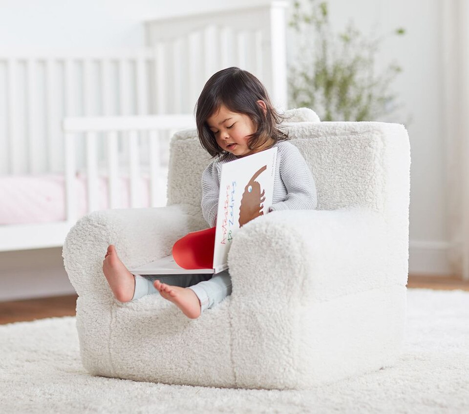 Cream Sherpa Anywhere Chair®